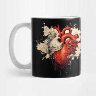 iron man heart design Mug